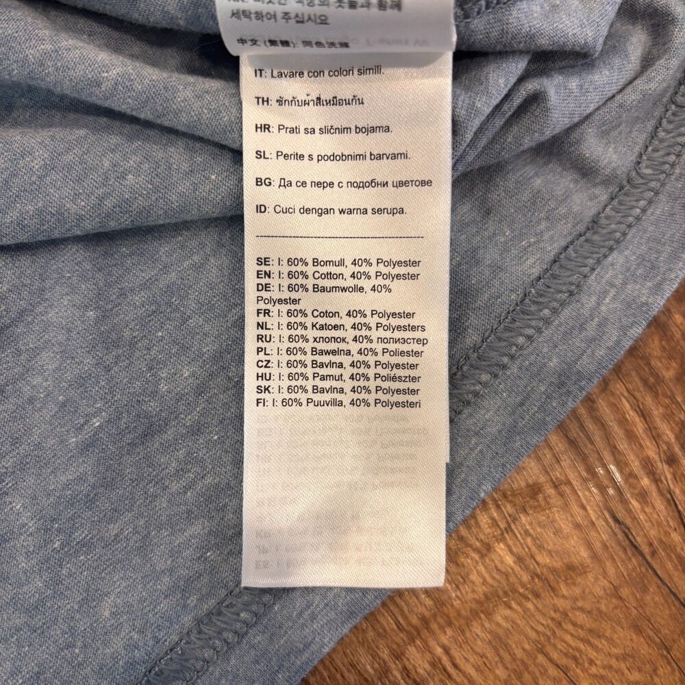 Fjallraven 1960 Logo T Shirt Women's M Short Sleeve Blue Crew Scoop Neck - Picture 8 of 10